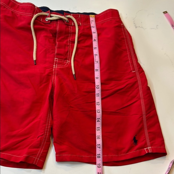 Polo by Ralph Lauren Red Swim Board Shorts Quick-Dry Size M - Picture 8 of 16